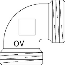 Угольник Oventrop Cofit S 90° G 1"