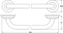 Полотенцедержатель FBS Standard STA 029 30 см