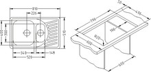 Мойка кухонная Alveus Elegant 110