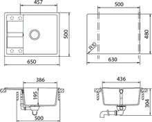 Мойка кухонная Schock Optima 50D эверест