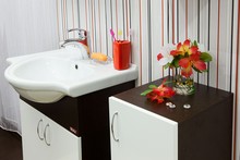 Мебель для ванной Sanflor Мокко 60 венге, белая