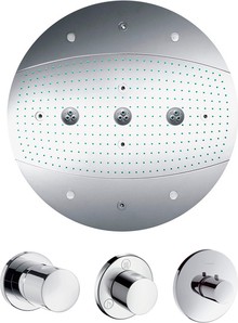 Верхний душ Hansgrohe Raindance Rainmaker 28404000 с подсветкой