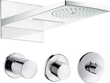 Верхний душ Hansgrohe Raindance Rainfall 180 AIR 2jet 28433000 хром