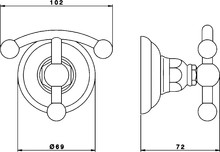 Крючок Nicolazzi Classica 1481GB