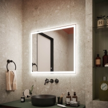 Зеркало для ванной комнаты SANCOS City 800х700 c  подсветкой, арт. CI800