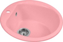Мойка кухонная AquaGranitEx M-07 розовая