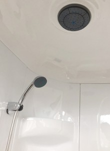 Душевая кабина Royal Bath RB 8120BK2-T-CH-L 120x80x217 (прозрачное)