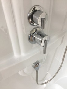 Душевая кабина Royal Bath RB 8120BK1-T-CH-R 120x80x217 (прозрачное)