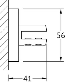 Полка Ellux Avantgarde AVA 032-C01 20 см