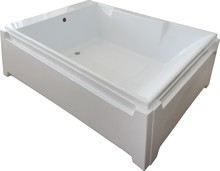 Акриловая ванна Royal Bath Triumph RB 665100 180x120 см с экранами и каркасом