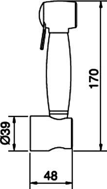 Гигиенический душ Bugnatese Ric 19380DO золото