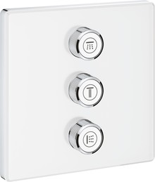 Переключатель потоков Grohe Grohtherm SmartControl 29158LS0 на три потребителя, moon white