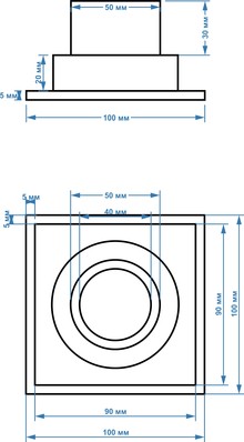 Душевой трап Magdrain P01Q5-B