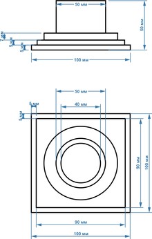 Душевой трап Magdrain F01Q5-G