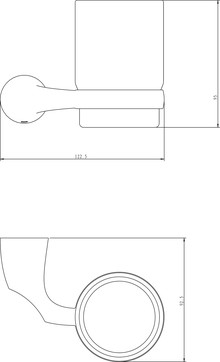 Стакан Rush Devon DE75310