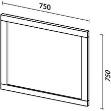 Зеркало Sanvit Кантри 75