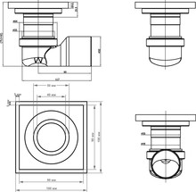 Душевой трап Magdrain F01G50-QL