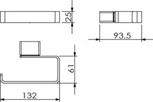 Держатель туалетной бумаги Langberger Vico 11343A