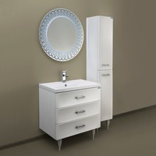 Мебель для ванной Marka One Belle 75Н Spirale White
