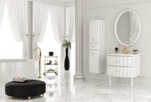 Шкаф-пенал Aima Design Pearl 30П L white