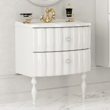 Тумба с раковиной Aima Design Pearl 70 white