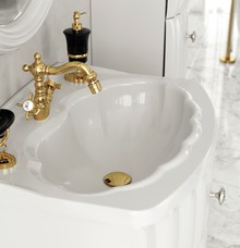 Тумба с раковиной Aima Design Pearl 70 white