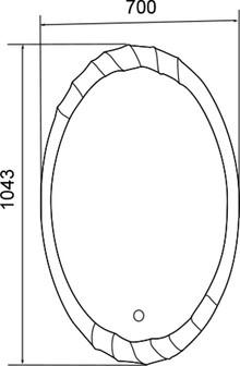 Зеркало Aima Design Mirage Light