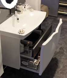 Тумба с раковиной Aima Design Mirage 90 white