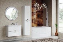 Тумба с раковиной Aima Design Breeze 70 white