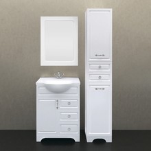 Мебель для ванной 1MarKa Прованс 65Н белый глянец