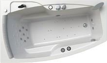 Акриловая ванна Radomir Аризона Релакс Chrome 170x100 левая с фронтально-торцевой панелью