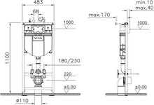 Система инсталляции для унитазов VitrA Normus Uno 720-5800-01