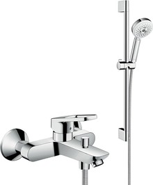 Душевой комплект Hansgrohe Logis loop 71244000 смеситель + душевой гарнитур