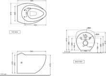 Унитаз подвесной Jaquar Fusion FSS-WHT-29951