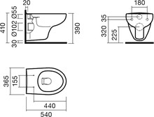 Комплект Инсталляция Grohe Rapid SL 4 в 1 с кнопкой смыва + Унитаз Sanitana Munique с микролифтом + Шумоизоляция