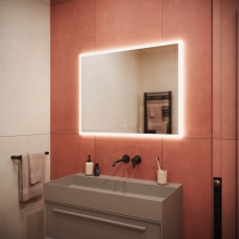 Зеркало для ванной комнаты SANCOS Palace 900х700 с подсветкой, арт. PA900