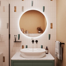 Зеркало для ванной комнаты SANCOS Bella D770 с подсветкой, арт. BE770