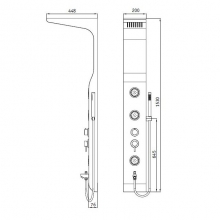 Душевая панель RGW Shower Panels SP-01 белая