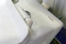 Унитаз подвесной безободковый ESBANO AZALEA матовый белый с сиденьем Микролифт